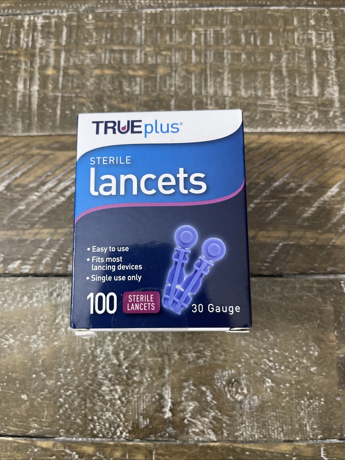 TRUEplus Sterile Lancets 30 Gauge - Pack of 100