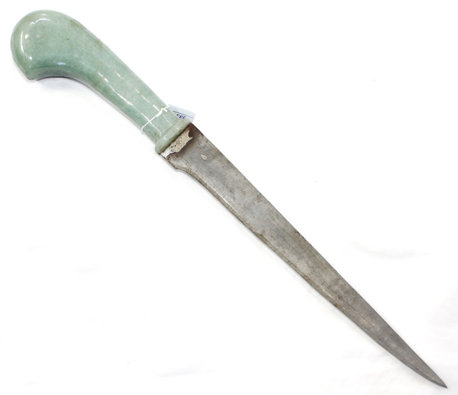 Pesh-Kabz Dagger Knife Hand Forged Steel Blade Natural Aventurine Stone j594