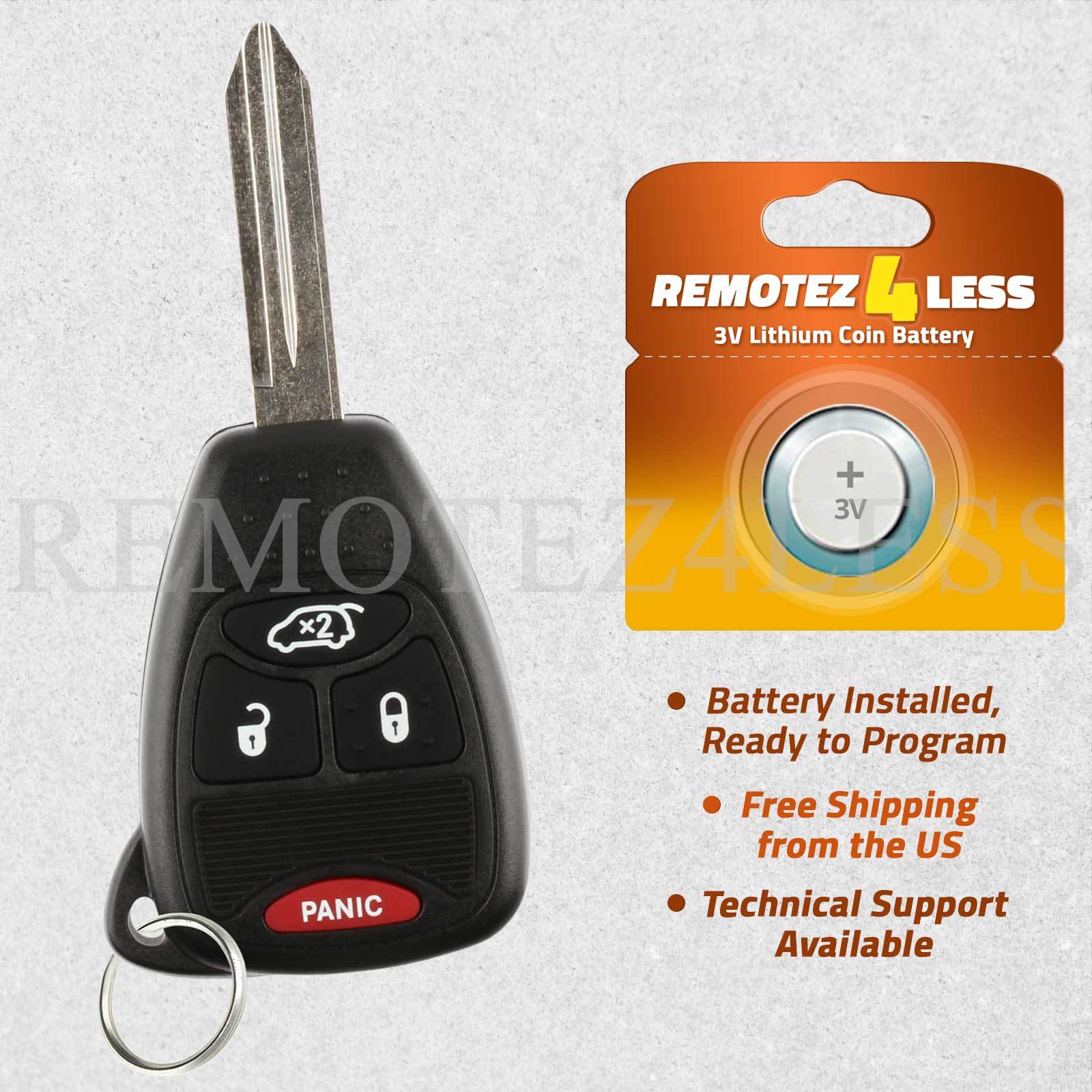 Replacement for 2005 2006 2007 Jeep Liberty Keyless Remote Car Key Fob 4btn
