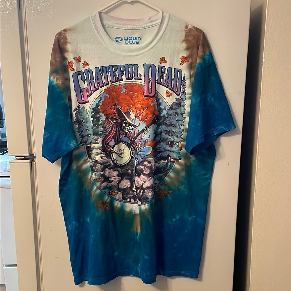 Vintage 2000 Grateful Dead T-Shirt Reprint Of 1994 Fall Tour Size XL 100% Cotton