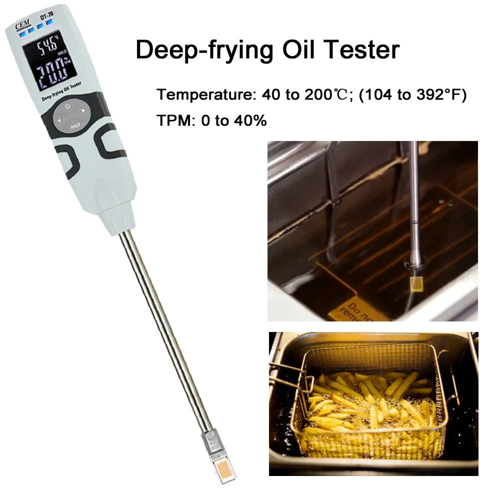 Waterproof Deep Fryer Cooking Oil Tester Deep Frying Oil Quality Tester TPM ✦Kd