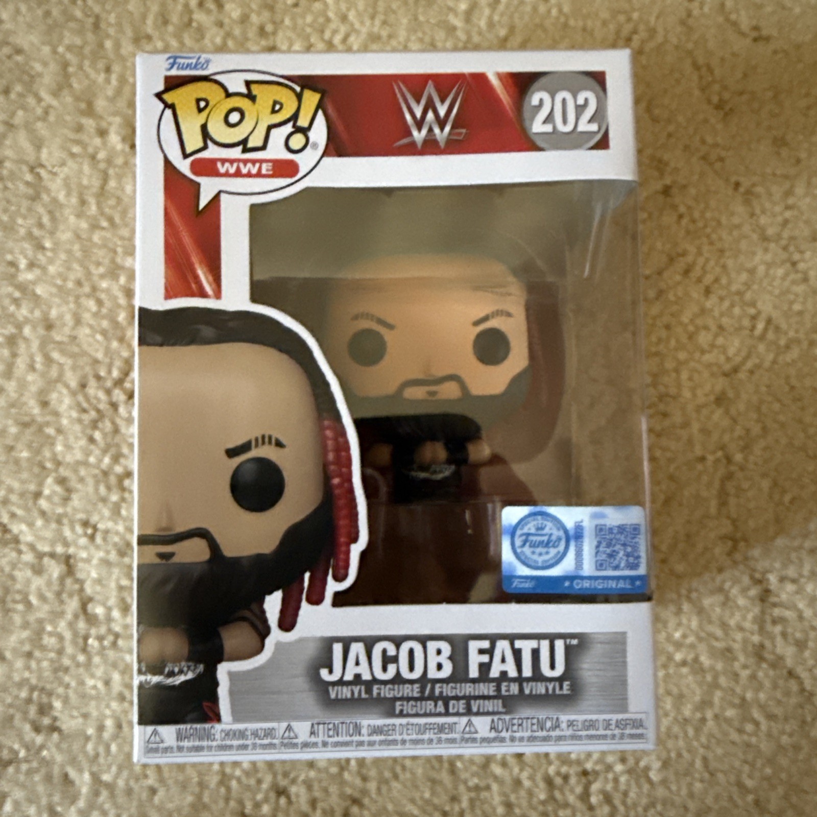 Funko Pop! Vinyl: WWE - Jacob Fatu - Fanatics (Exclusive) #202