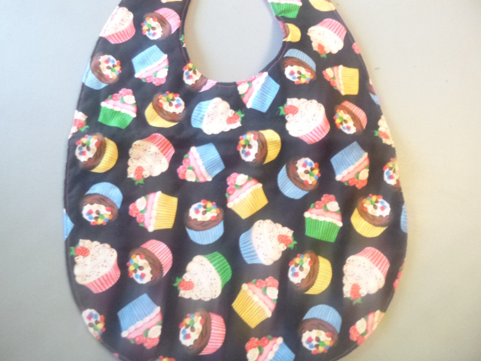 Adult Bib/Clothing Protector double thickness with Quilted Diamond Backing