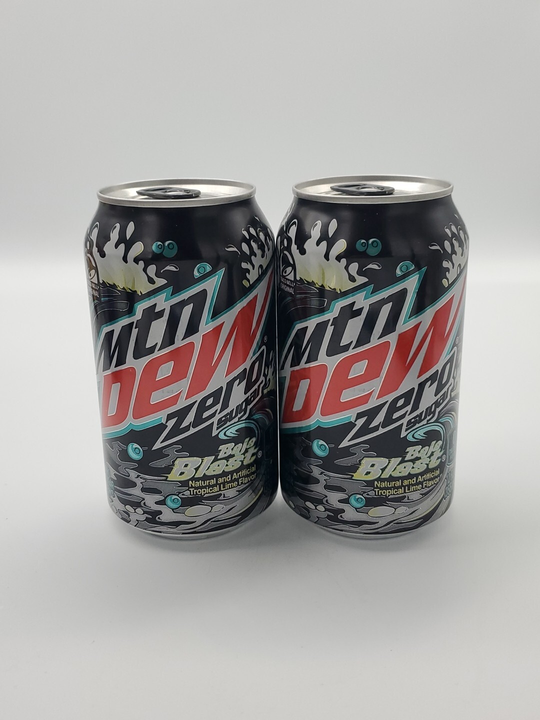 2 NEW Full 2024 Mountain Dew BAJA BLAST Zero 12oz Mtn Dew Cans 20th Anniversary