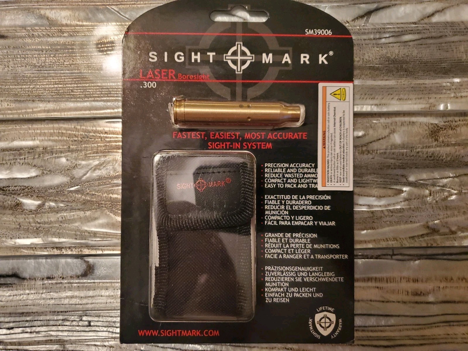 Sightmark SM39006 Boresight 300 Win Mag, Red Laser