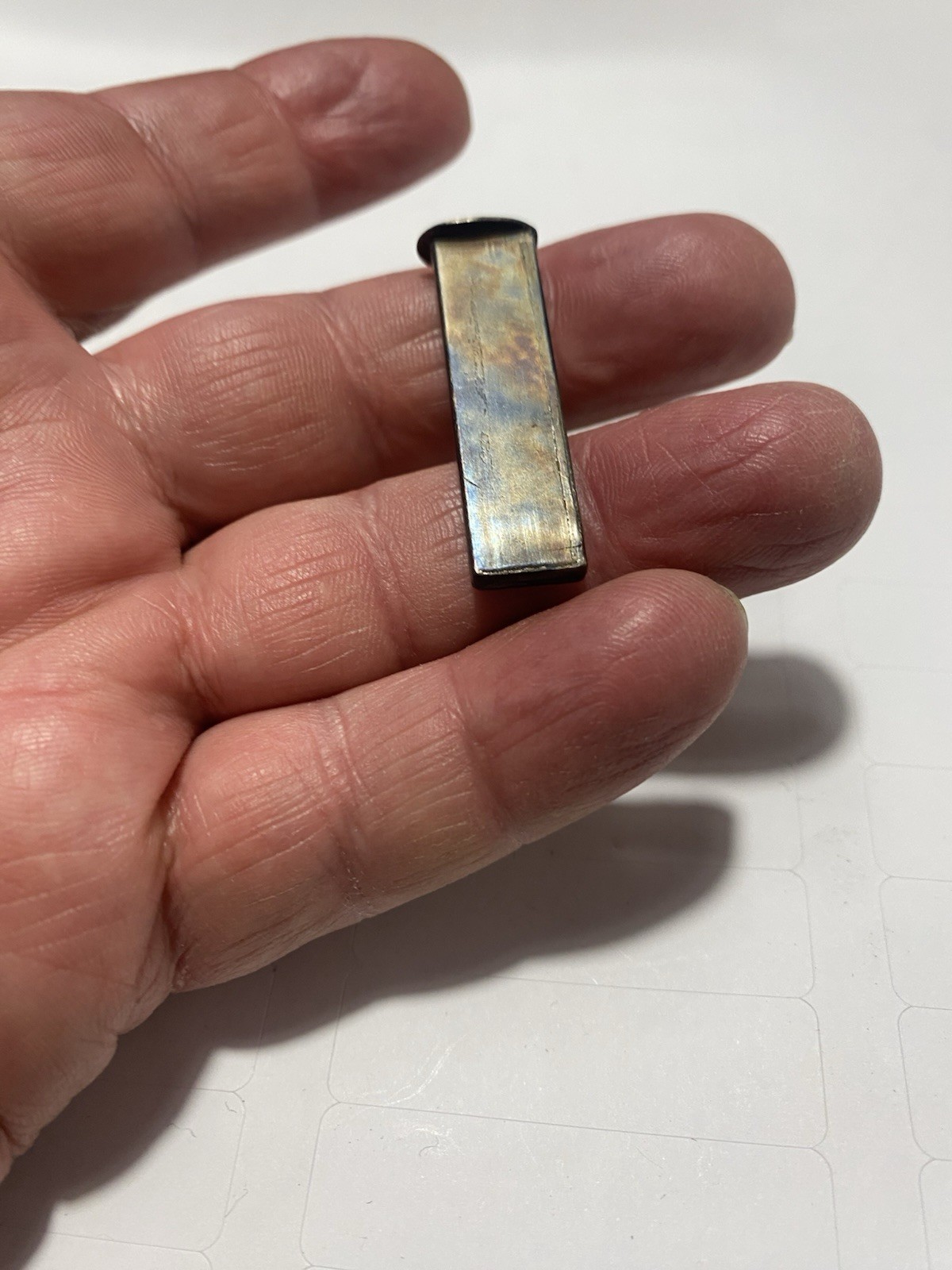 Thompson Center Renegade Muzzleloader Wedge, Case Hardened for strength.