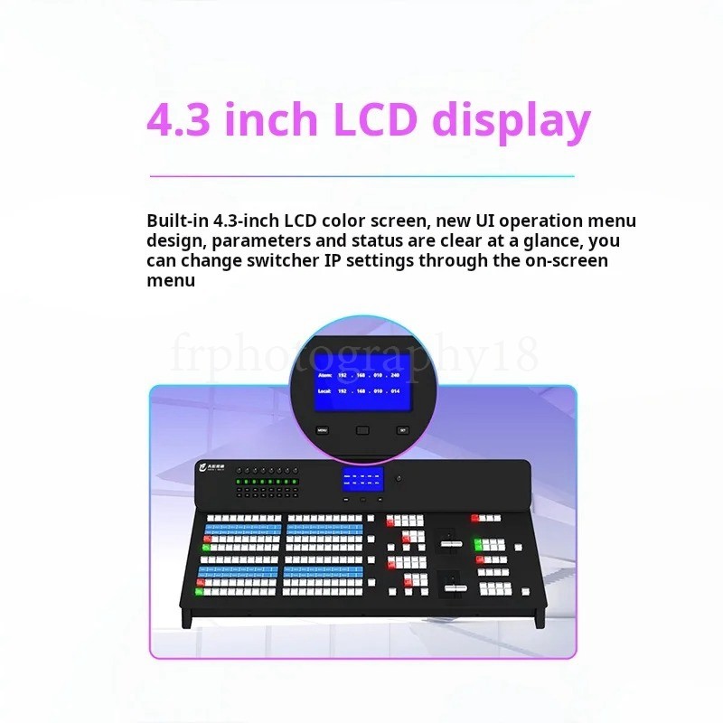 TYSTTS-18 ATEM Broadcasting Station Panel BMD Broadcasting Level Station Control