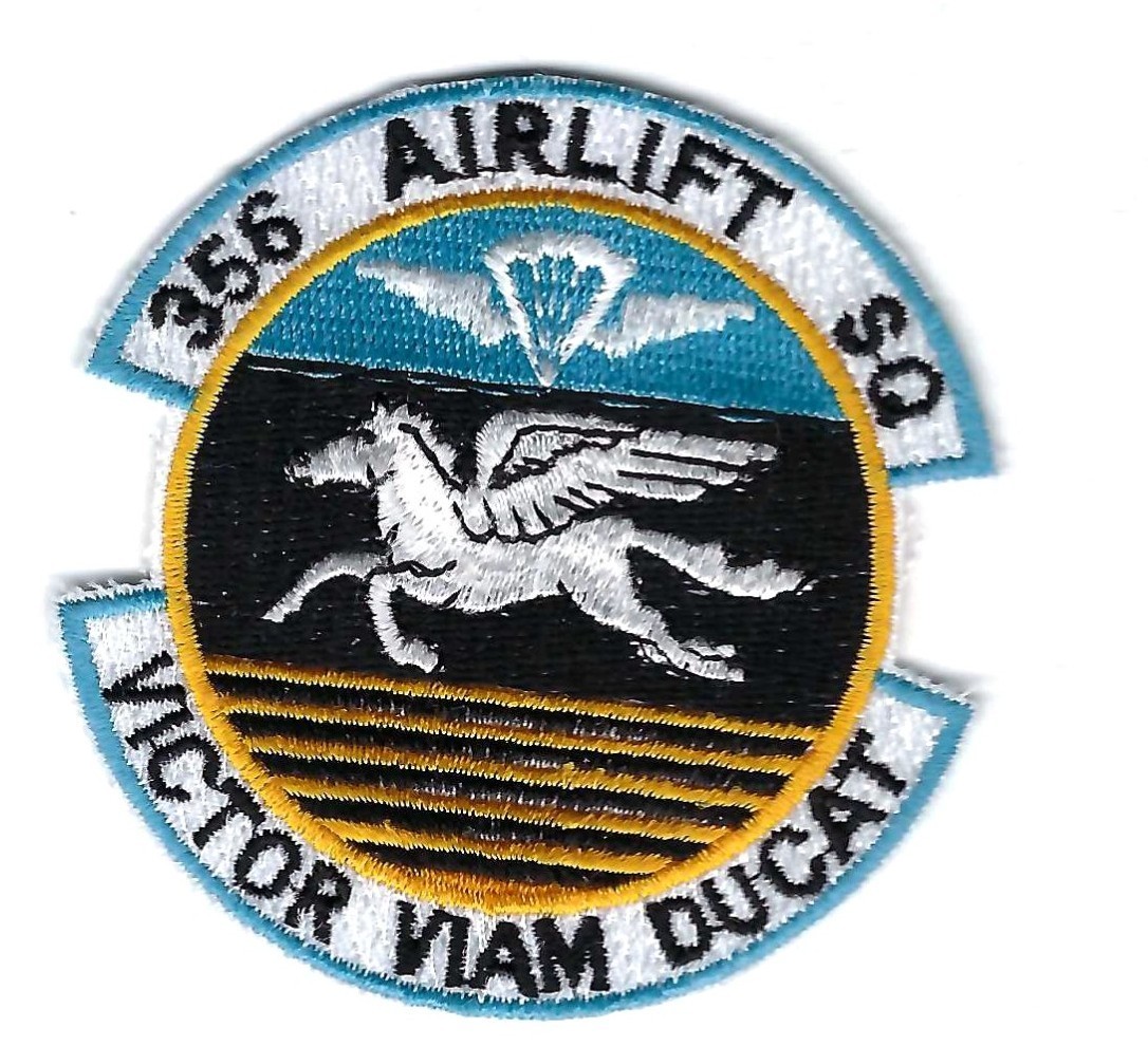 PATCH USAF  356th AIRLIFT  SQ WRIGHT PATTERSON AFB        JT45