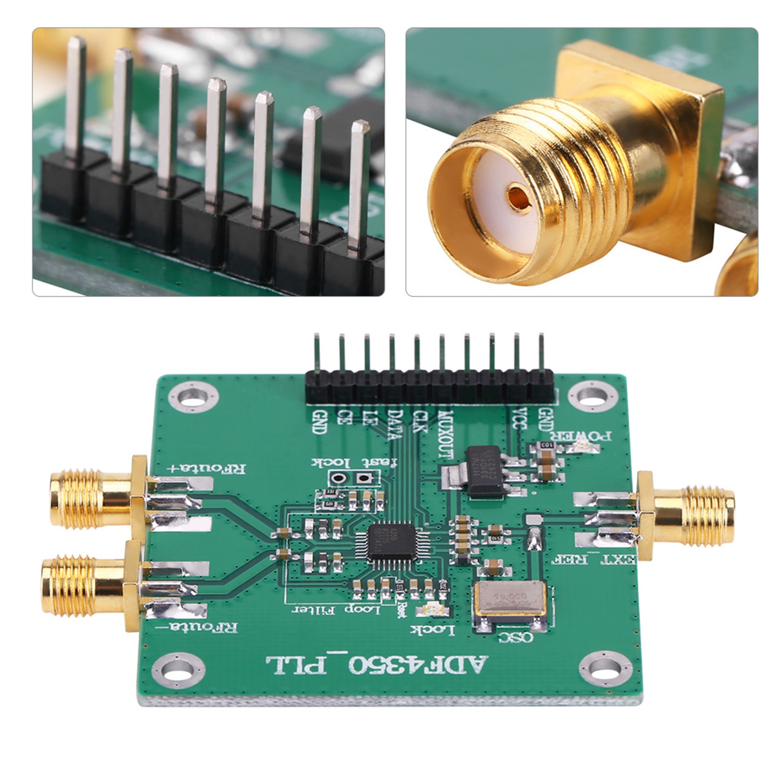 137M‑4.4GHz RF Signal Source Phase Locking Loop Frequency Synthesizer ADF4350⊹