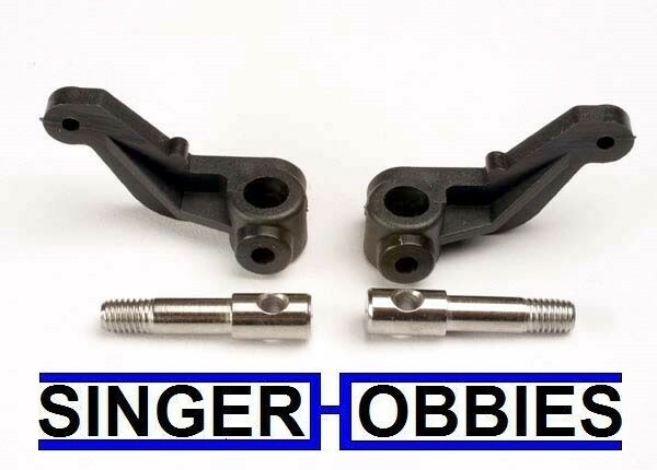 Traxxas 2536 Steering Blocks & Wheel Spindles (L&R) NITRO RUSTLER NEW TRA1