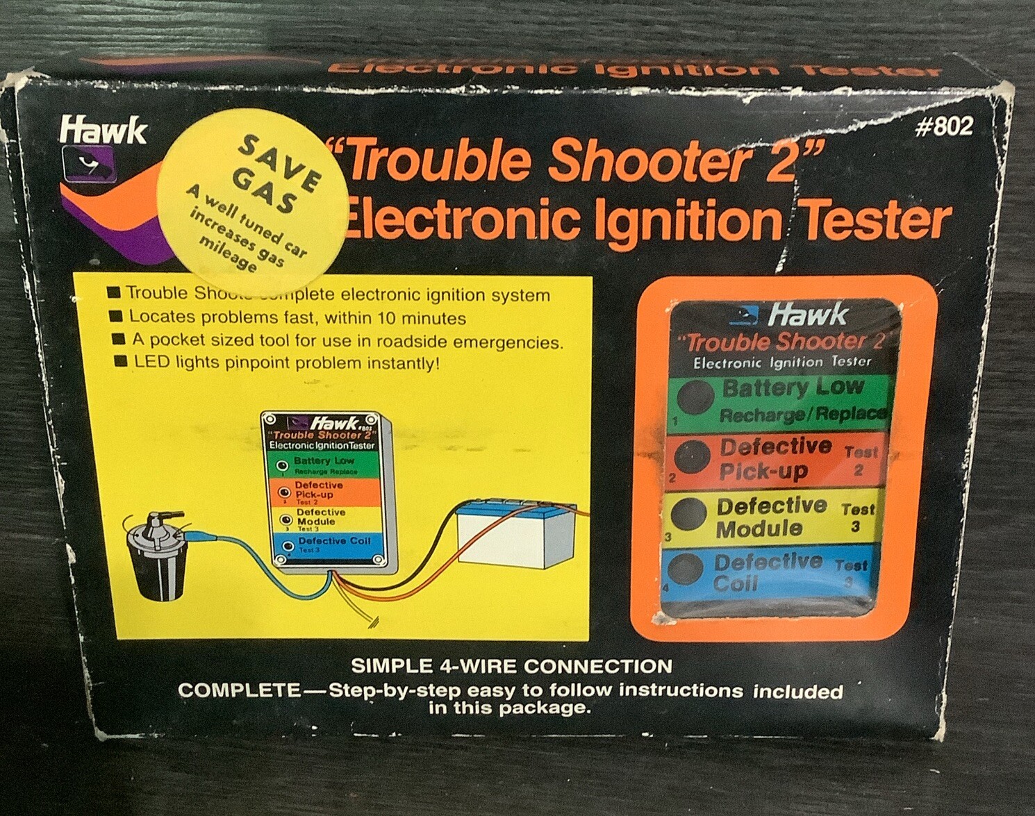 Vintage HAWK "Trouble Shooter 2" Charging System Tester