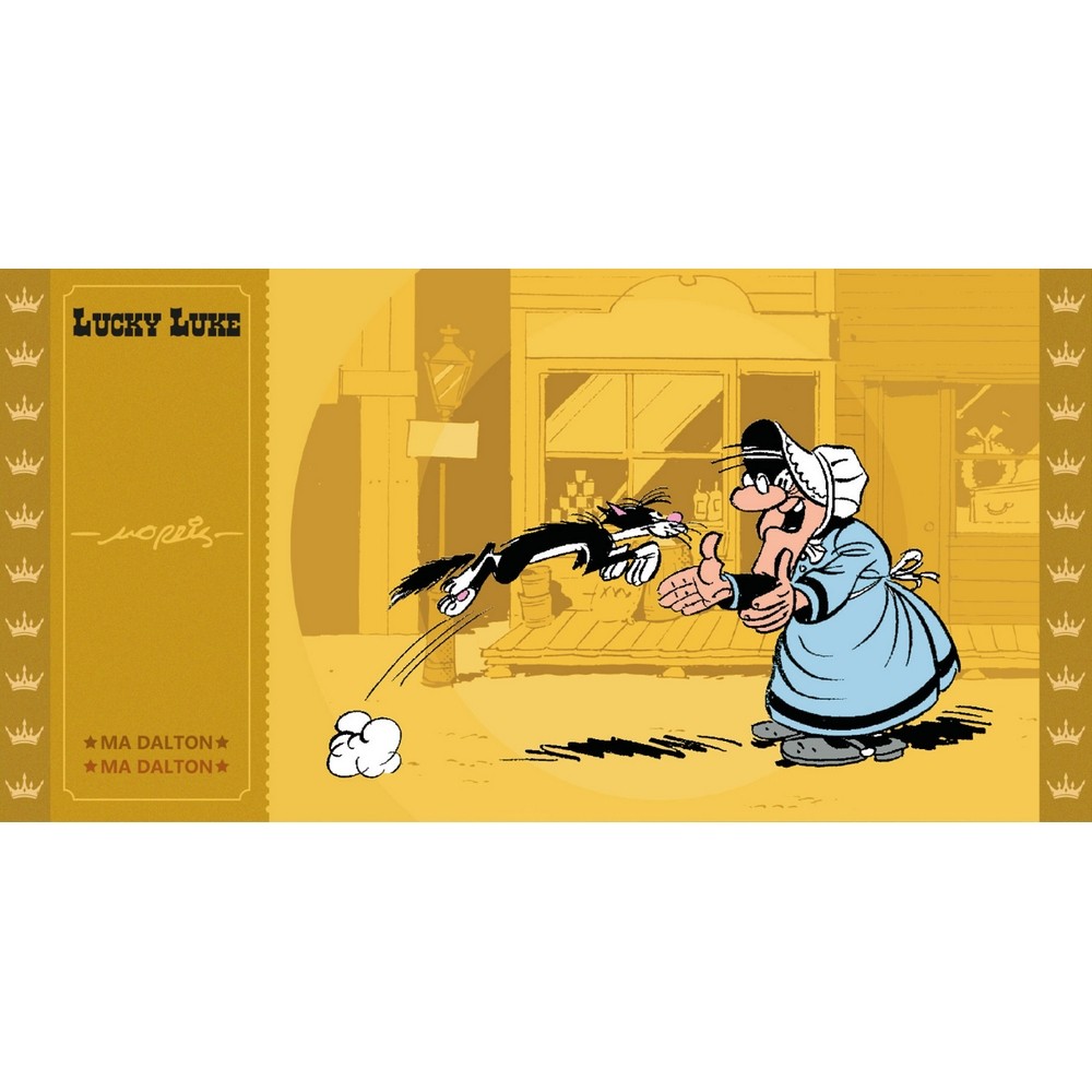 CK Golden Ticket Lucky Luke Collectible Ticket (My Dalton and the Cat)