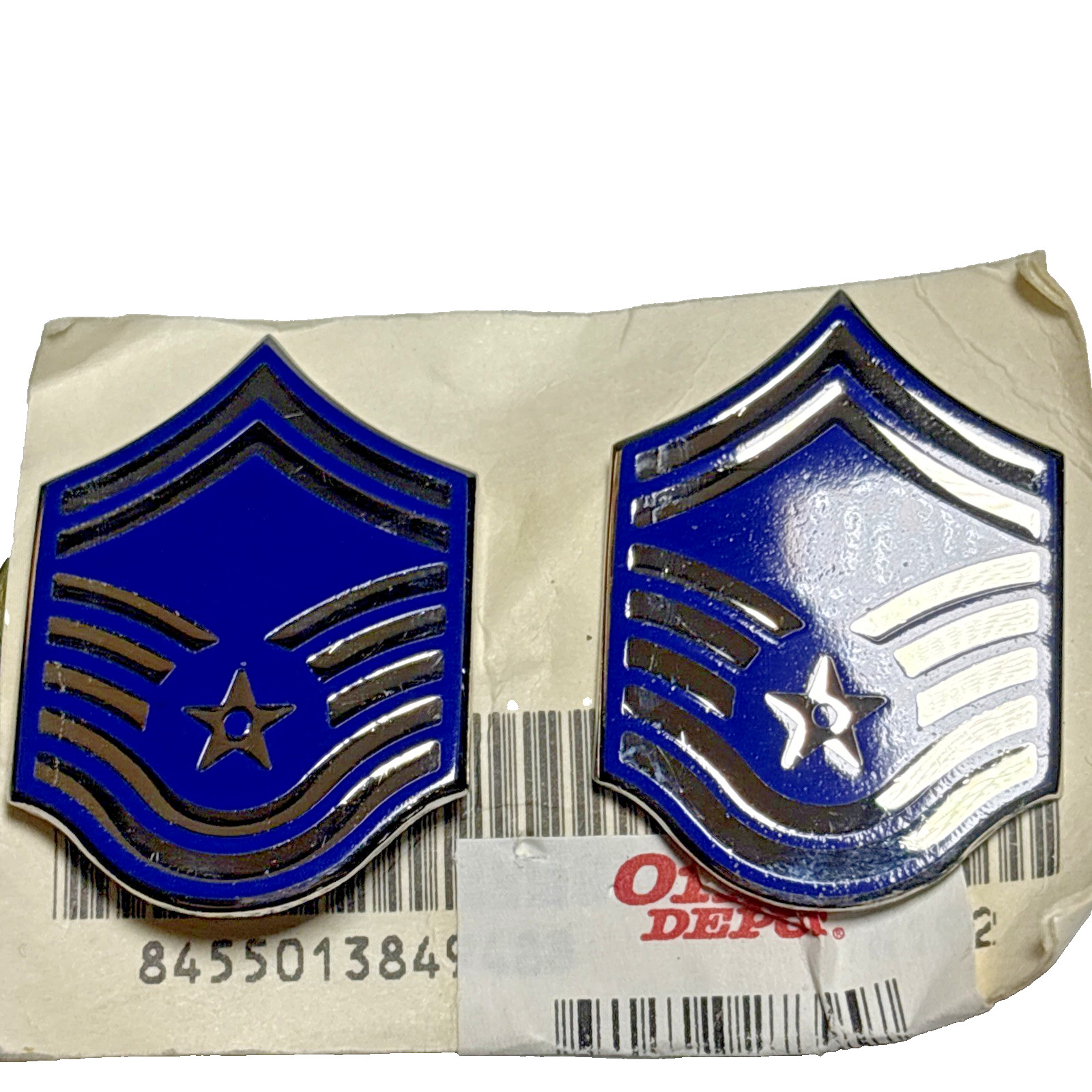 US Air Force Senior Master Sergeant E-8 Rank Insignia Grade EP Pair