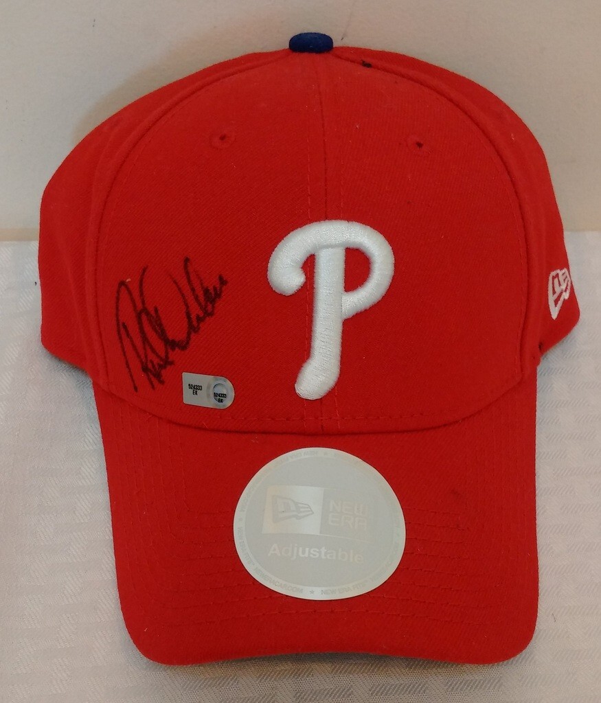 Rich Dubee Philadelphia Phillies Autographed Signed adjustable Cap Hat New Era
