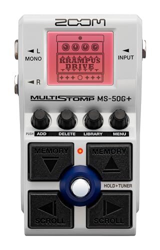 Zoom MS-50G+ MultiStomp Guitar Effects Pedal,