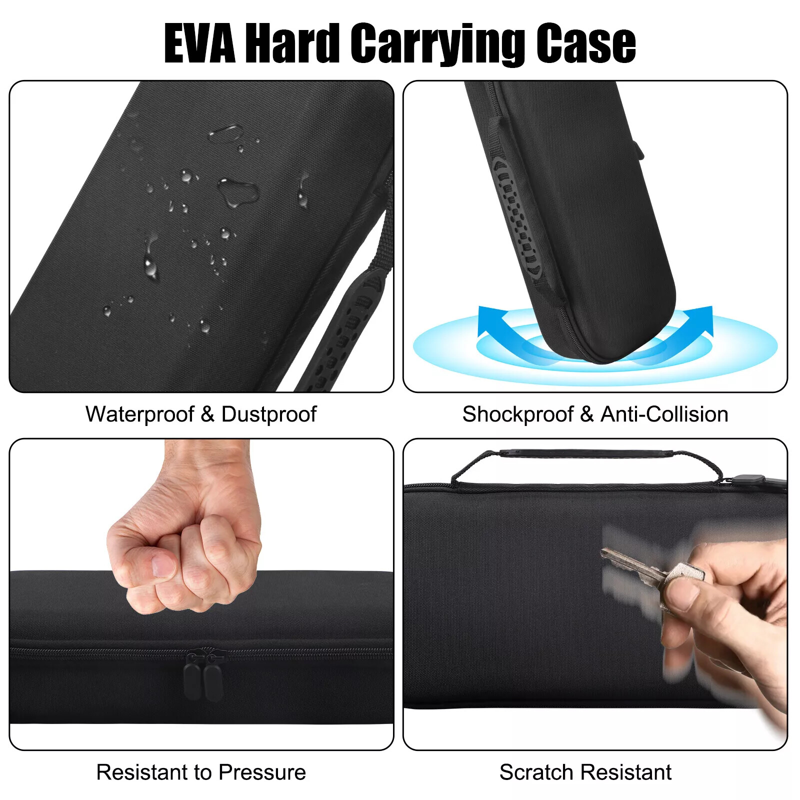 Carrying Case Bag+Shell Cove+Tempered Glass Protector For PS5 PlayStation Portal