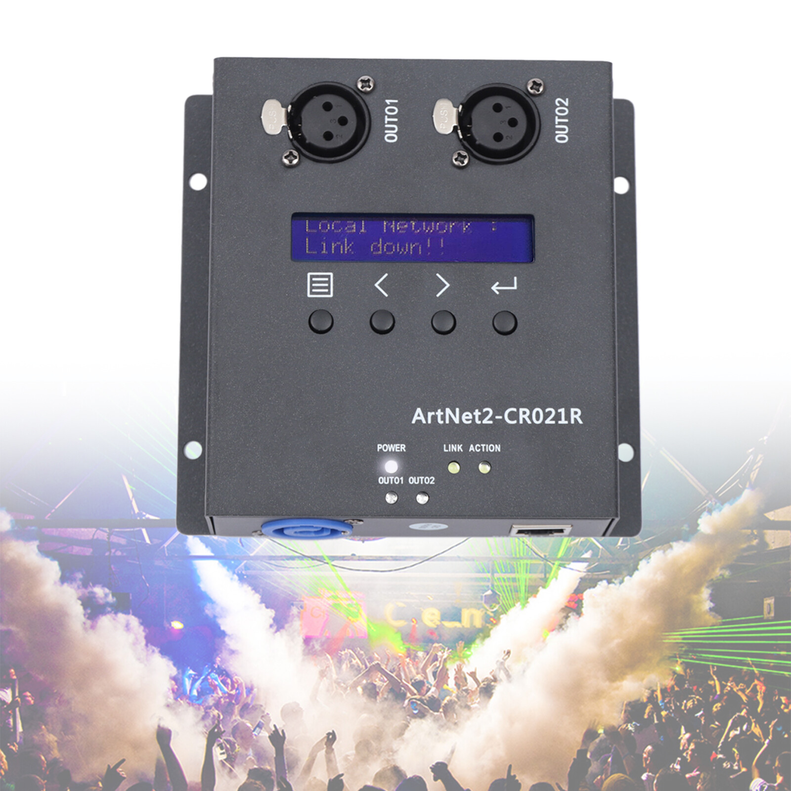 Ethernet Lighting Controller Interface Art-Net Node Network Converter DMX 512