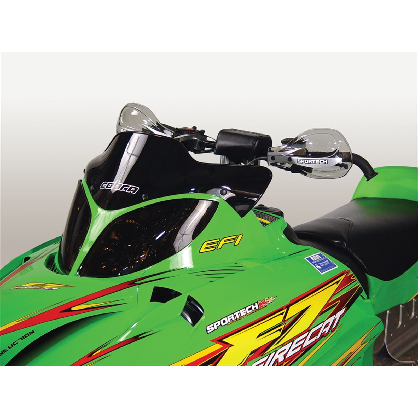 Cobra Windshield - 7" - Extreme Low - Black - Arctic Cat - Snowmobile 12410