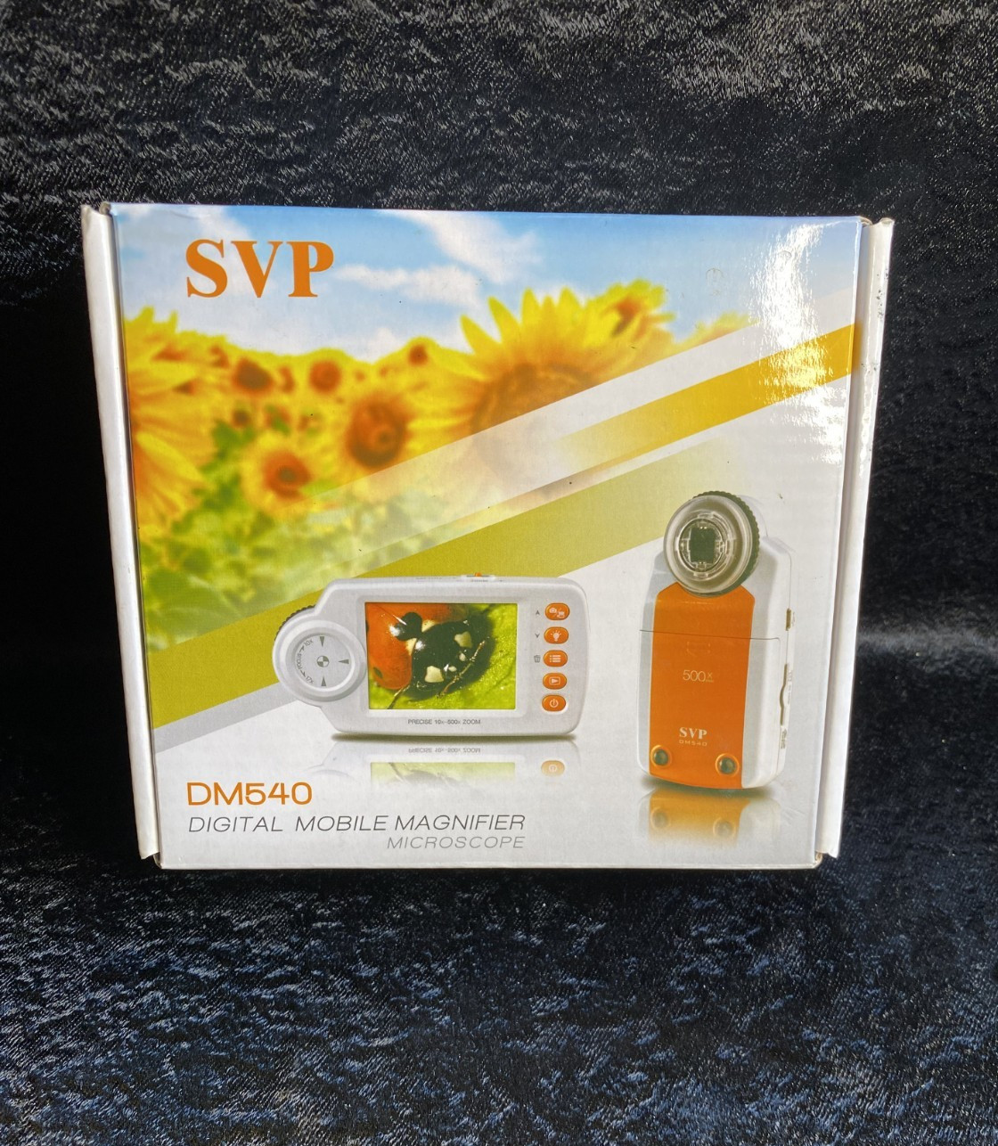 SVP DM540 Digital Mobile Magnifier Microscope 10x-500x-5MP 2.7" Color Display