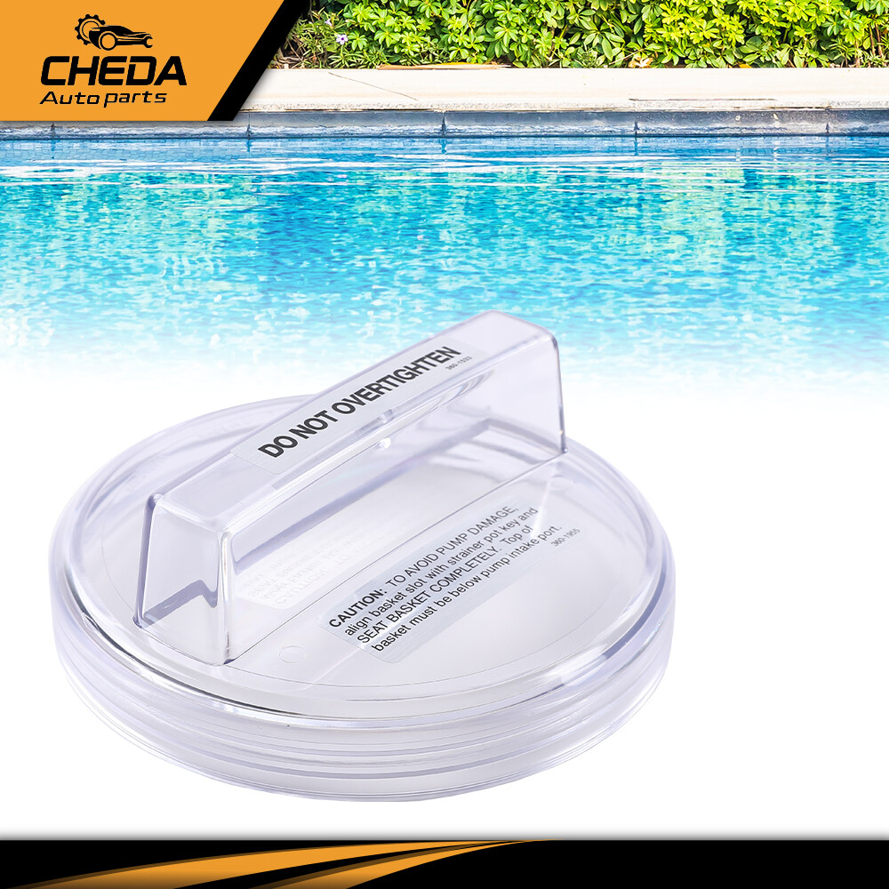 Pool Pump Strainer Lid Clear Cover Replacement Fit For Lomart Embassy