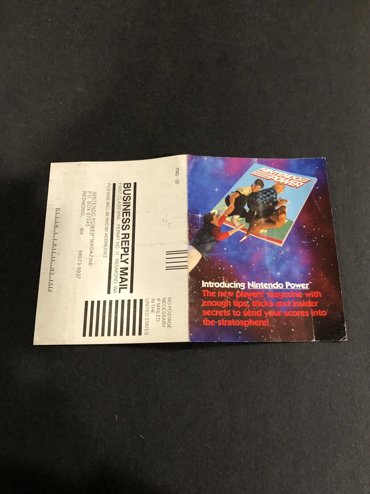 nintendo power NES insert pmg-us