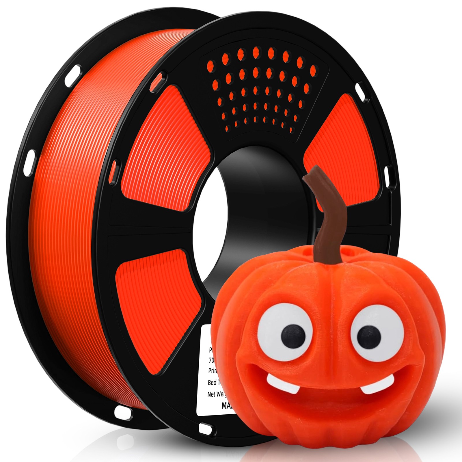 Geeetech 3D Printer Filament PETG 1KG 1.75mm Monochrome Orange Consumables