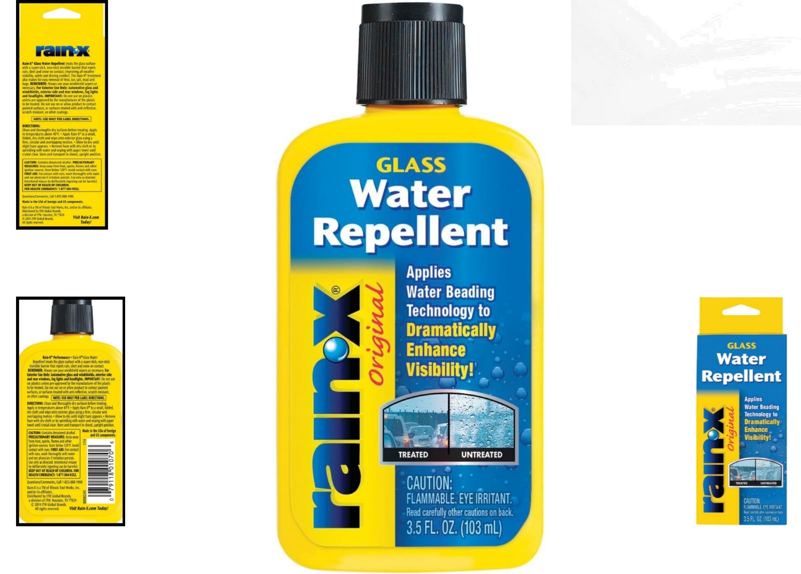 Windshield Treatment 3.5 oz - Easy Application for Clear Visibility