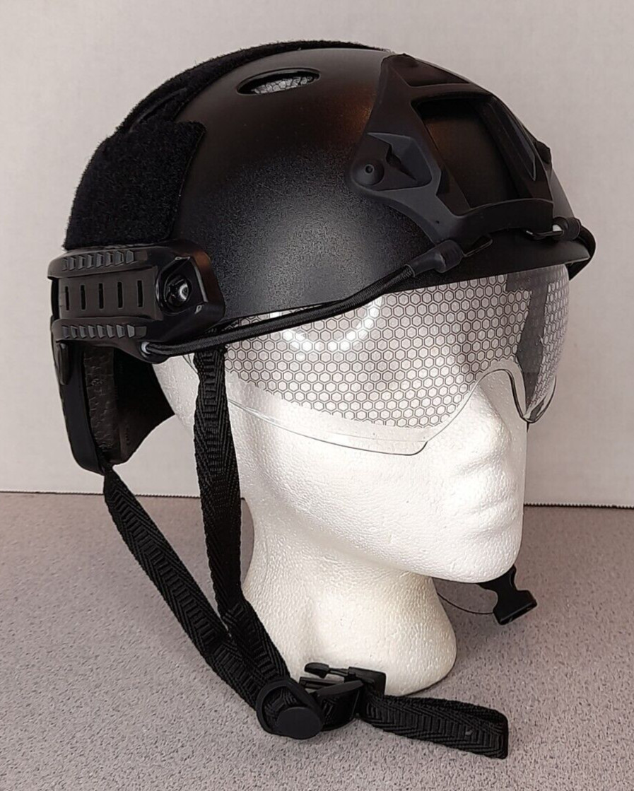 Airsoft Fast Tactical PJ Type Paintball Fast Helmet Black Game Outdoor Sports