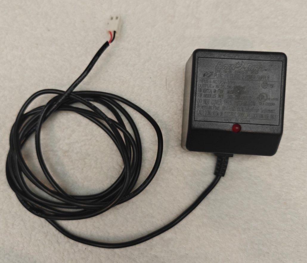 Rain-Bird T20EI 19A-35 637473-01 Rev.F, 25.5V AC 650mA, 115W Power Supply
