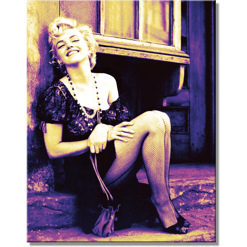 Marliyn Monroe Purple Metal Sign  2923