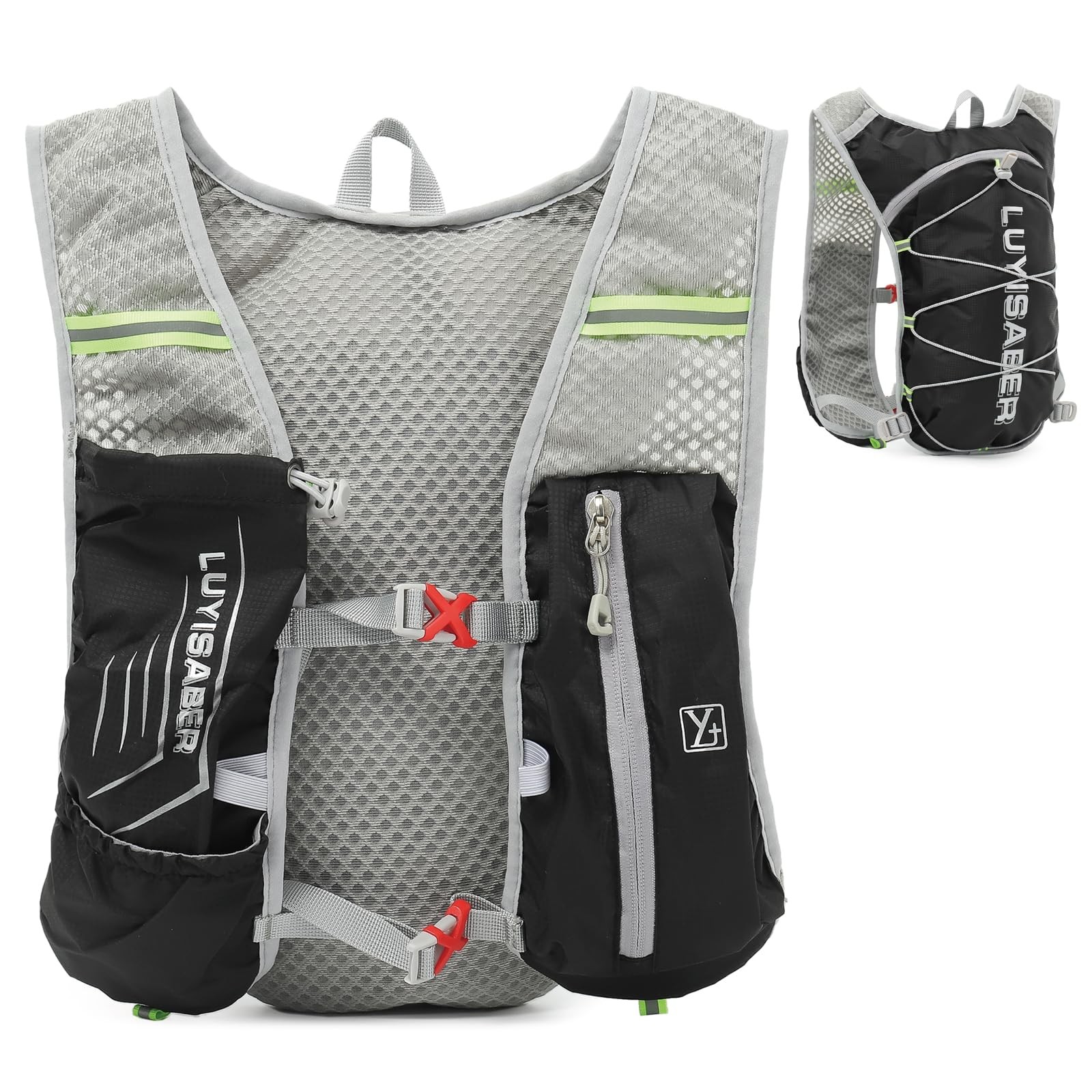 Lightweight 5L Running Hydration Vest Backpack for Marathon, Hiking, Cycling