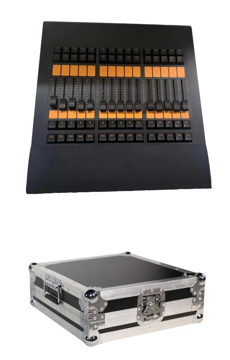 road case pack disco led light fader Wing motorized onpc DMX controller console