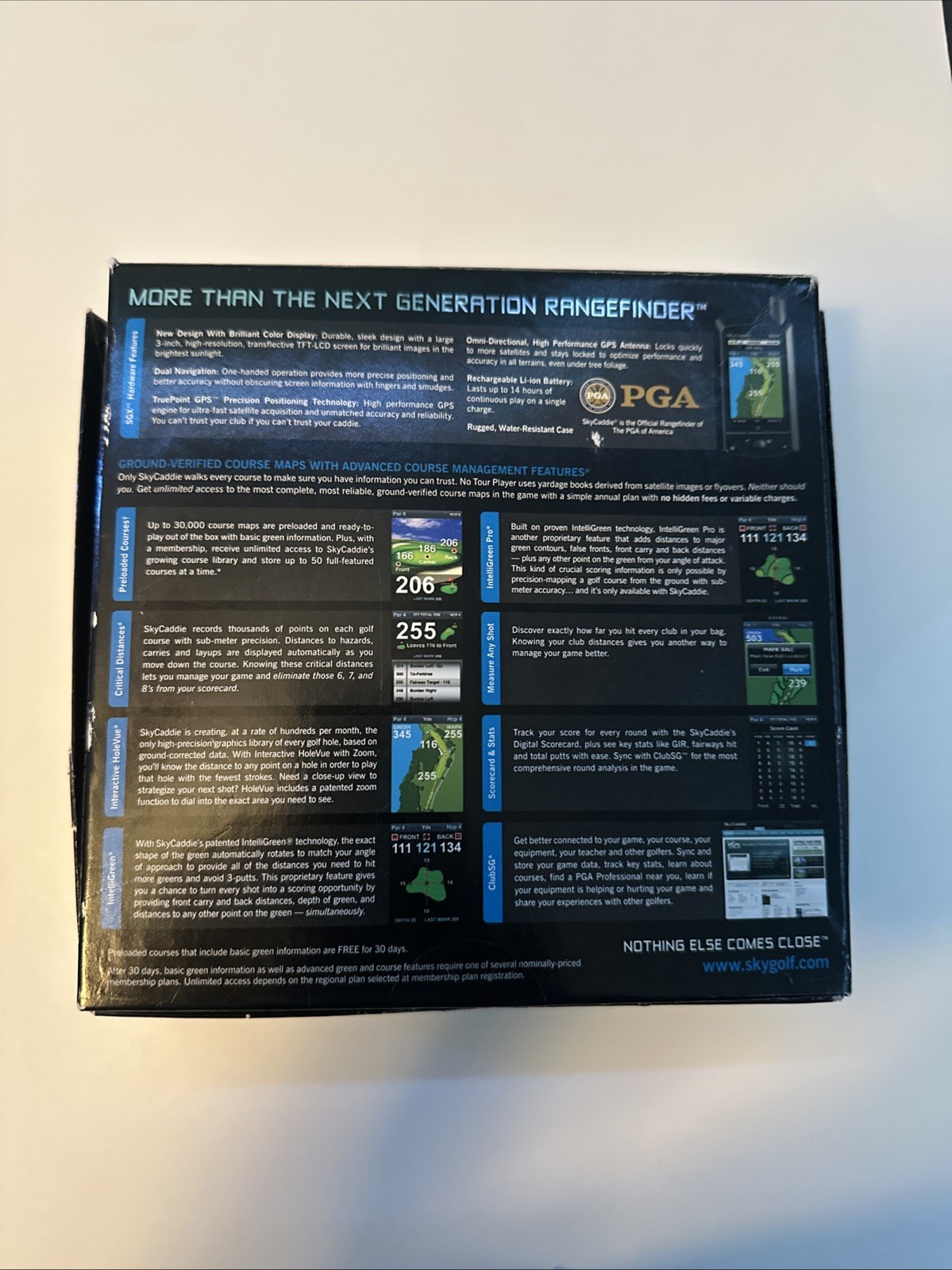 SkyCaddie SGX Golf GPS (2011 Version) Rangefinder No Longer Supported - Used