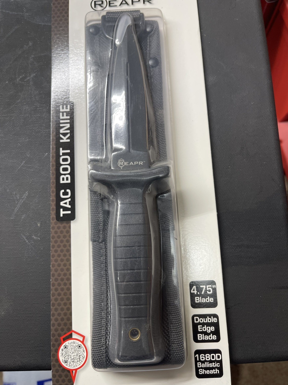 Reaper Tac Boot Knife With Sheath New In Package