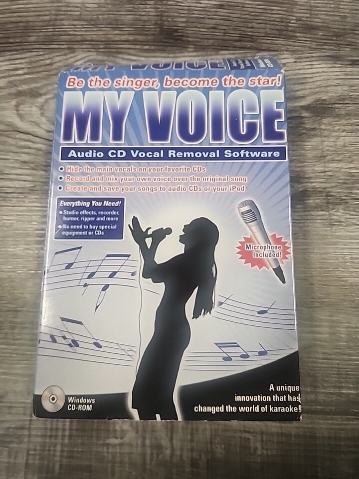 My Voice vocal removal software - karaoke music software - microphone - IPE
