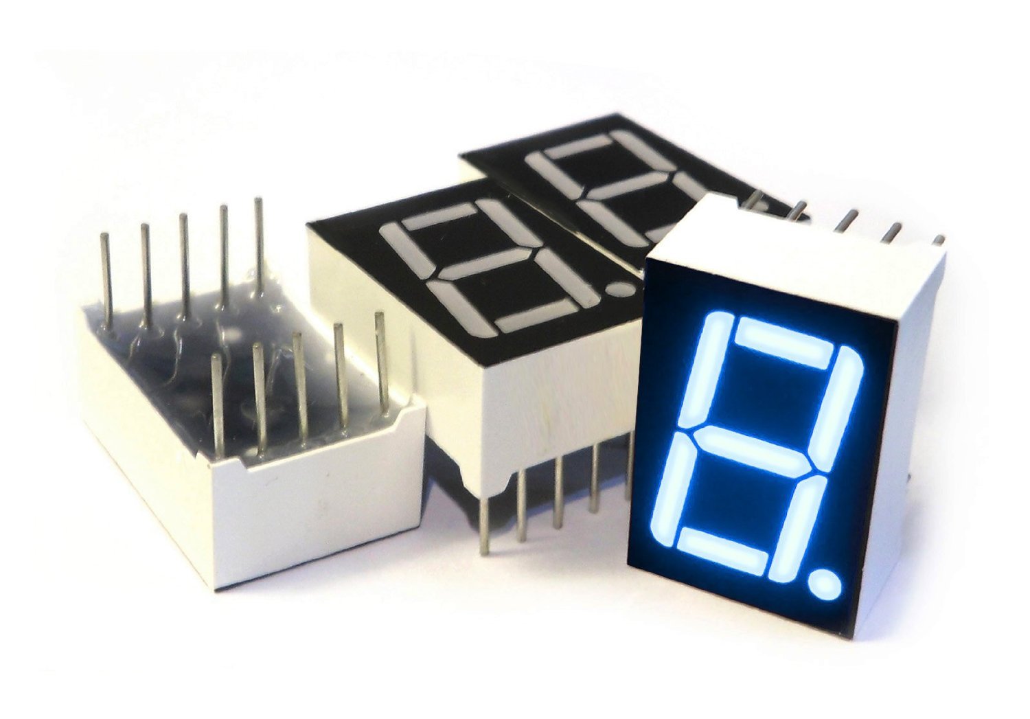 10PCS 0.56 inch 1 digit Blue Led display 7 segment Common cathode S3