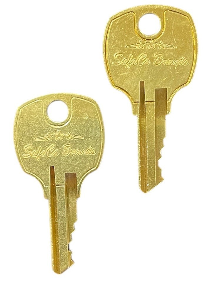 Replacement Keys for Genmega & Hantle Machines SafeCo Brands 2-Keys