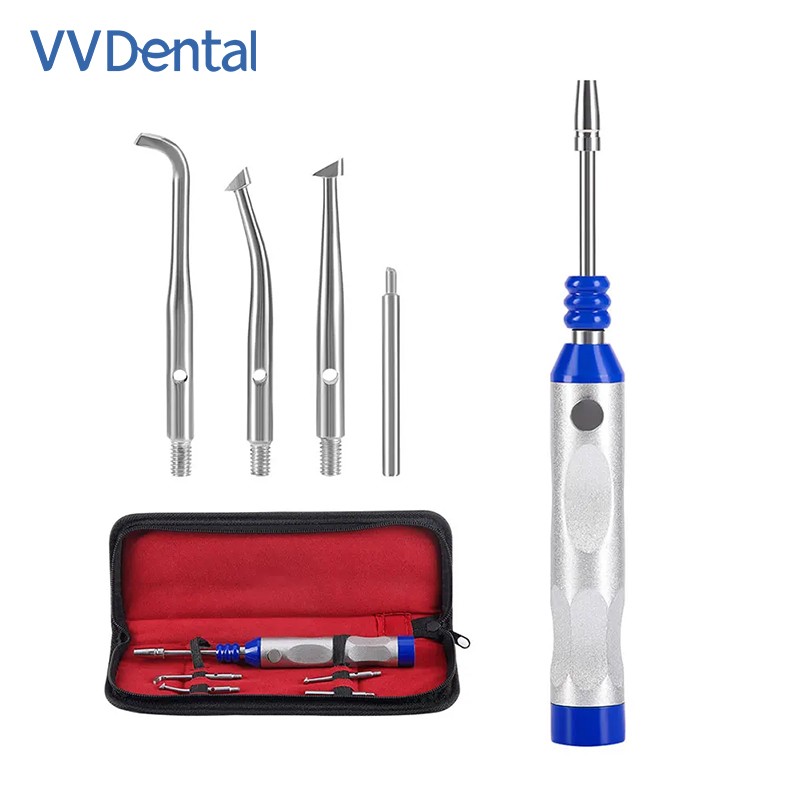 Dental Automatic Crown Remover Kit Adjustable 4pc Shifts Crown Teeth Restoration