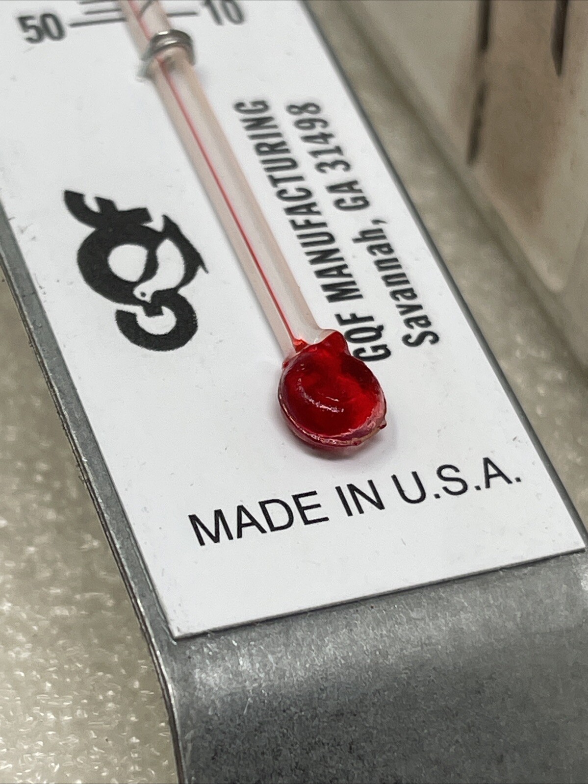 GQF 0490 Thermometer for Box Type Brooder, 50° - 120° F, New