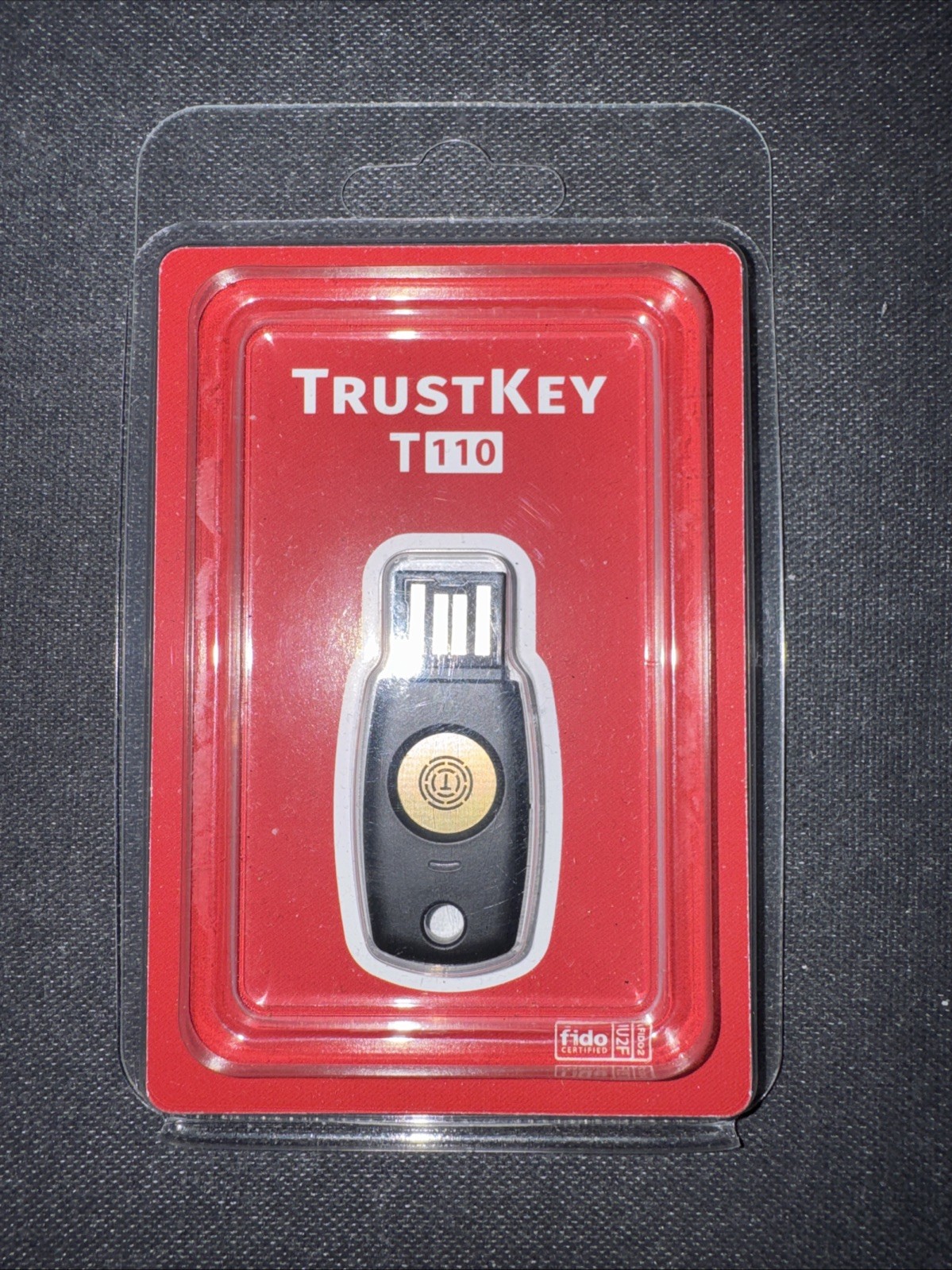 FIDO Security Key TrustKey T110 FIDO2 U2F Two Factor Authentication USB Key Type