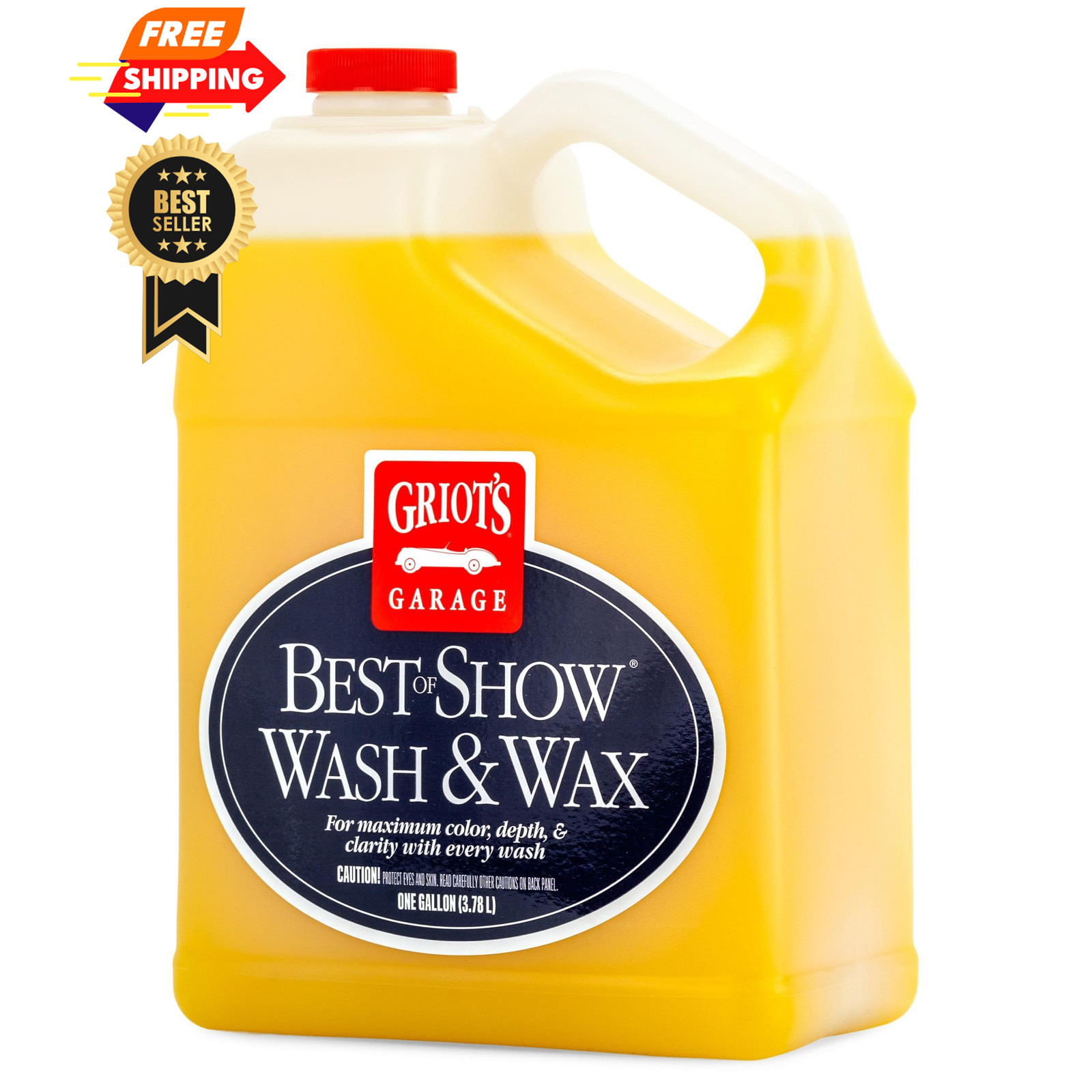 Griot's Garage Best of Show Wash and Wax for 128 Fl Oz (Pack 1), Standard