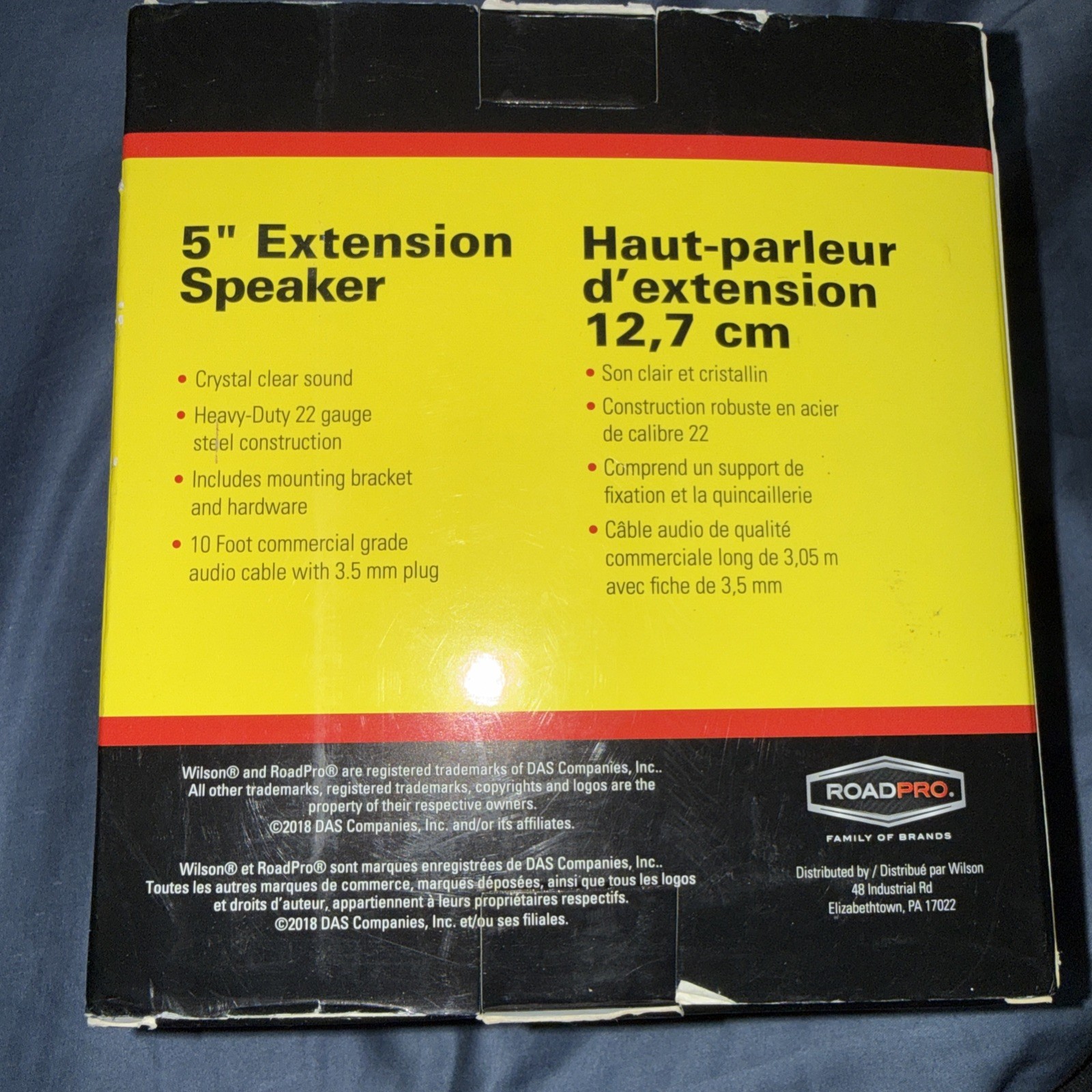 Wilson 305600BLK CB 5” Extension Speaker 10 Watts NEW