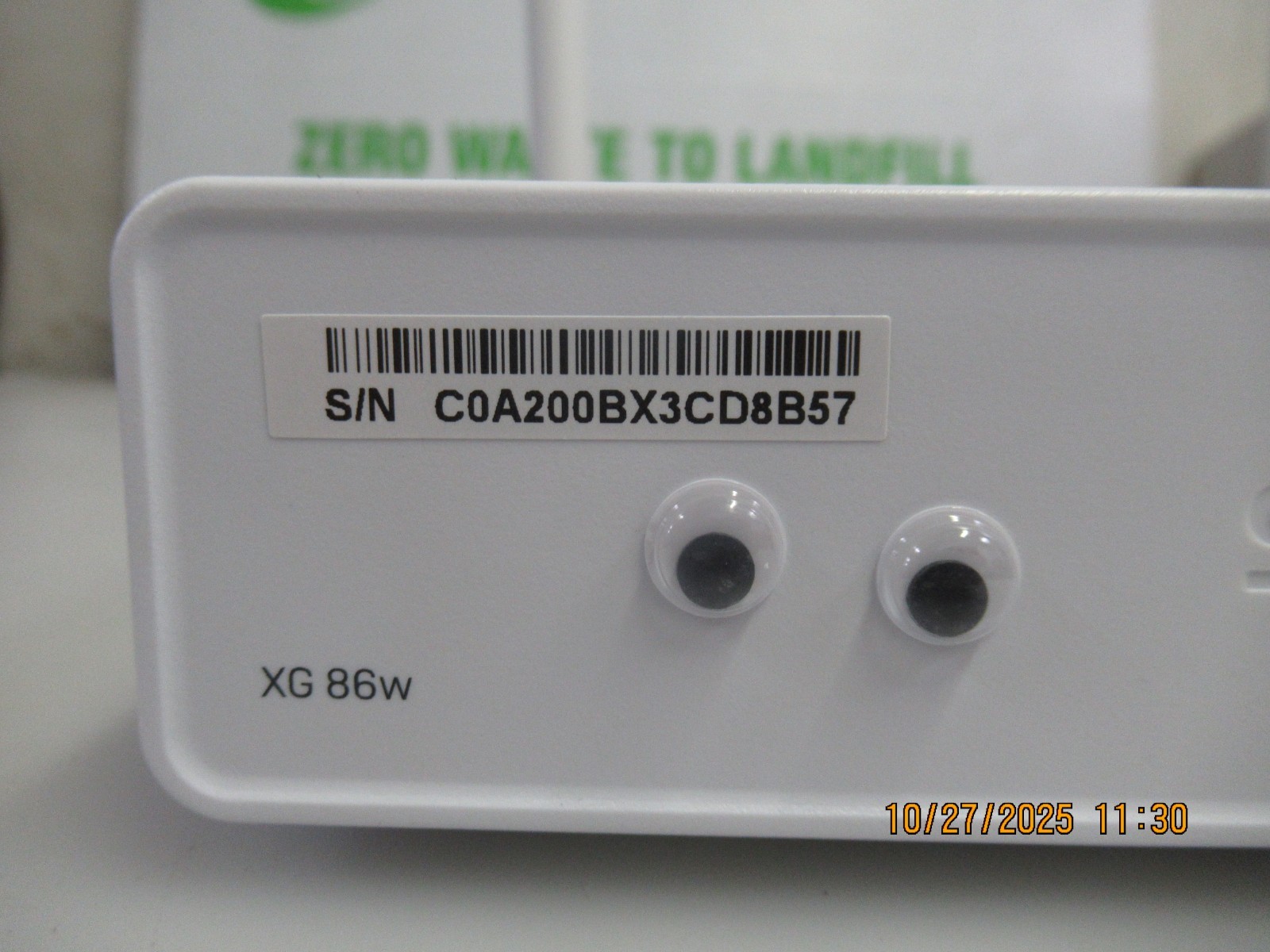 Sophos XG 86w Rev. 1 Network Security Firewall 4 Port Connection