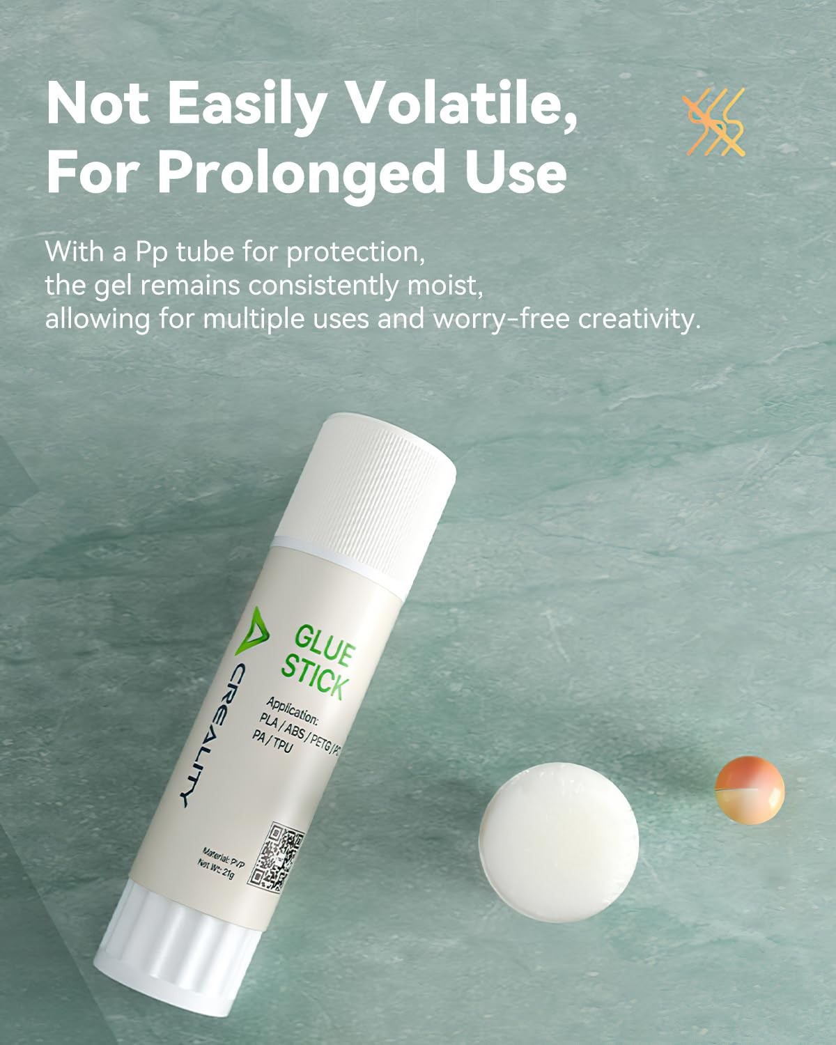 Creality 3D Printer Glue Sticks PVP Solid for Printing White