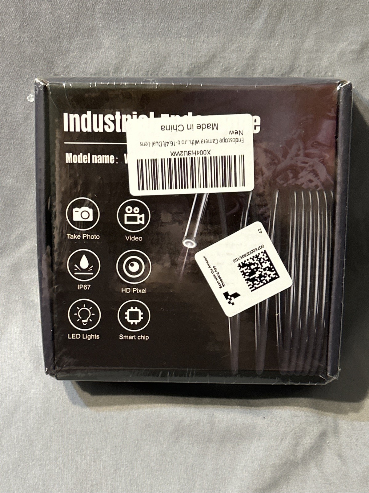 Endoscope Camera With Light 1920 HD Borescope Tools With 8 Adjustable LED