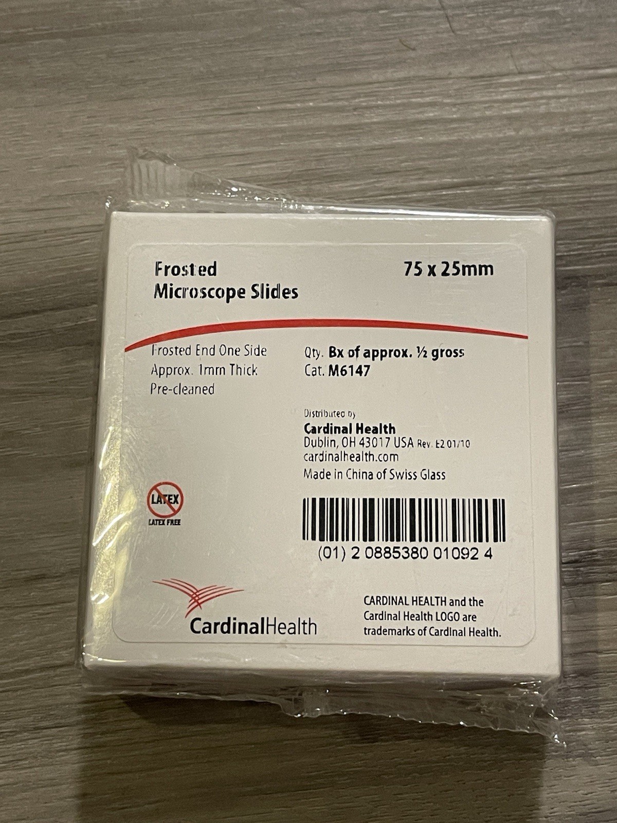 Cardinal Health Frosted Glass Microscope Slides 75x25mm  M6147 Lot of 6 boxes