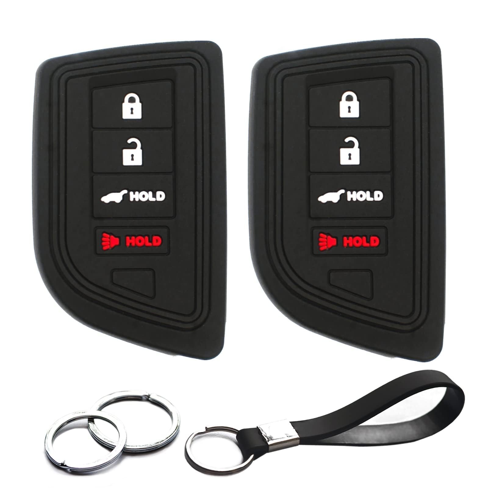 INFIPAR 2pcs Compatible with Acura MDX RDX Integra Key Fob Cover Case Key...