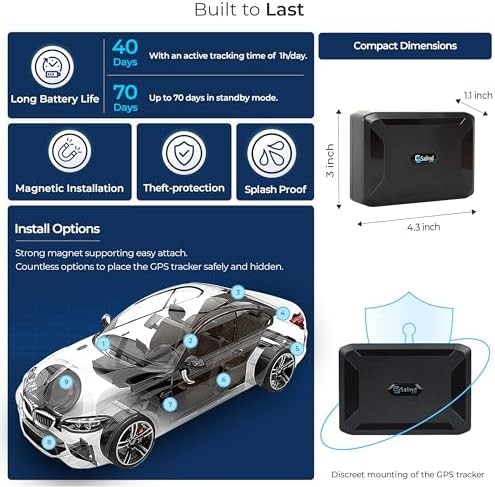 SALIND 11 4G GPS Tracker Real-Time Vehicle Tracker LTE Magnetic