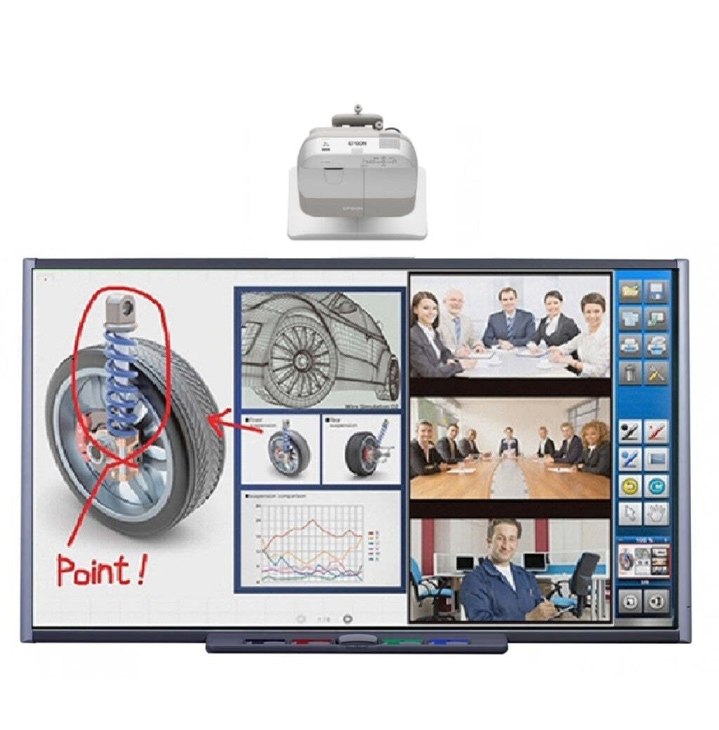 Smartboard SB685 Interactive Whiteboard (87".... 7 feet viewing angle)  (Refurb)