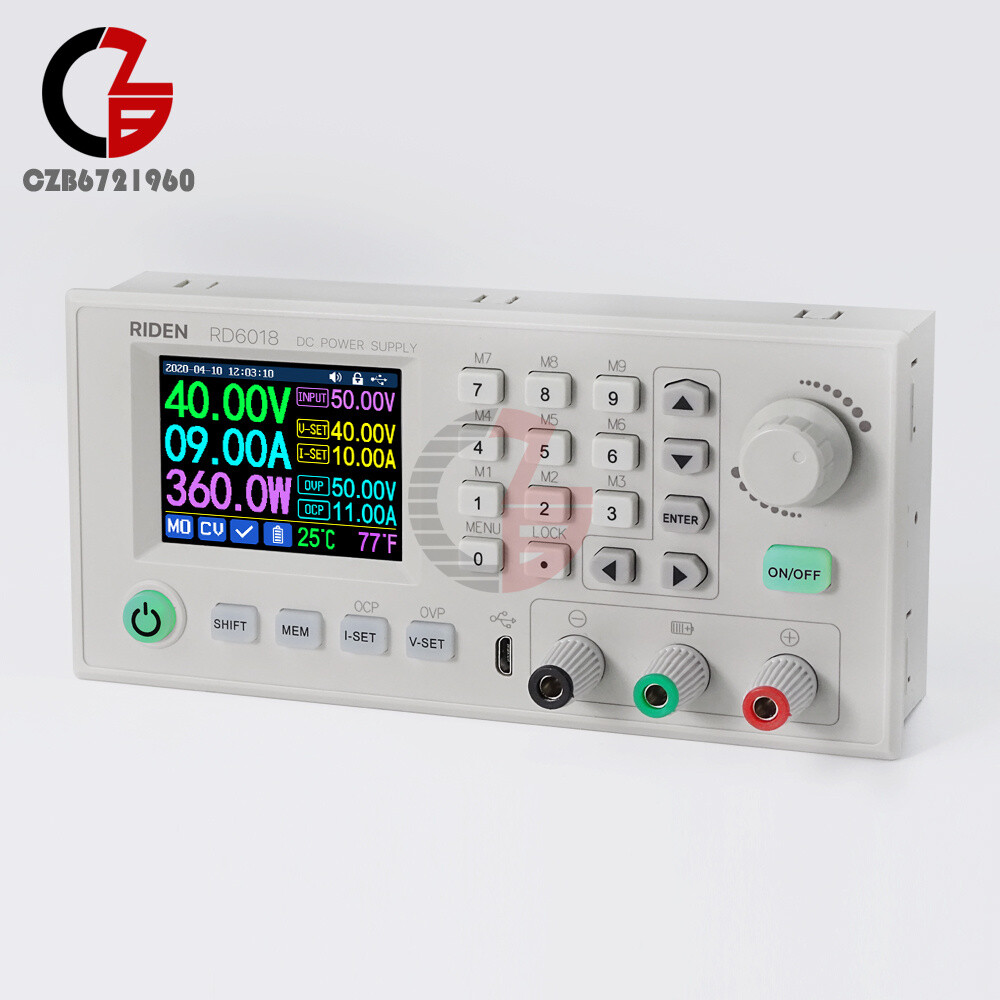 RD6018/RD6012 USB WIFI DC CNC Stabilized Voltage Step-down Power Supply 60V 18A